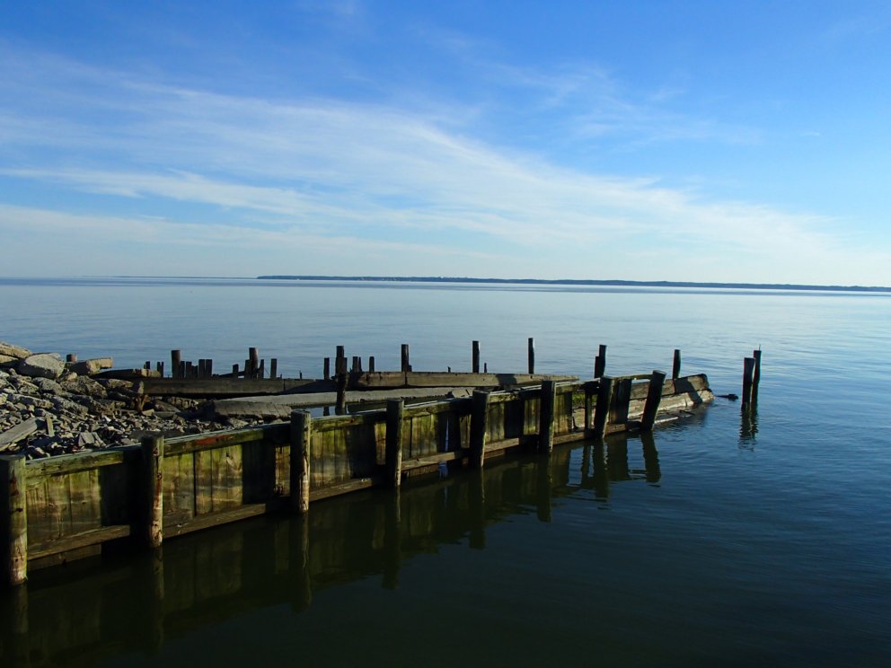 View across the bay